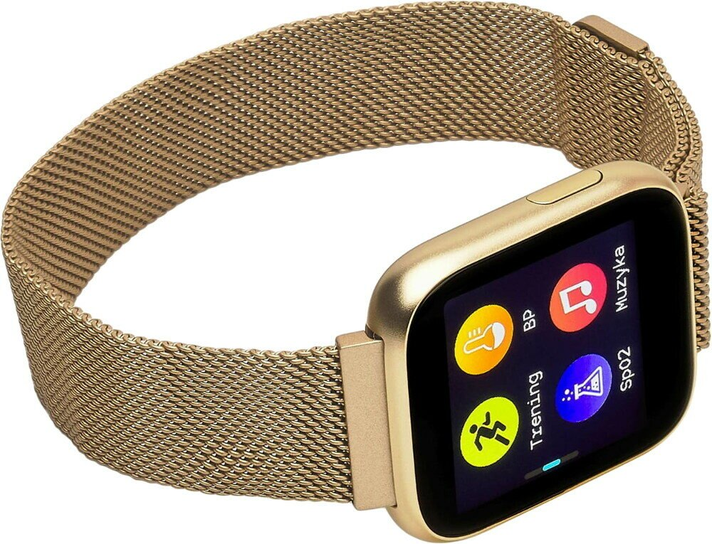 SmartWatch GARETT Women Selena M Złoty stalowy