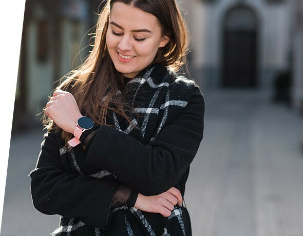 SmartWatch GARETT Women Megan M Czarny stalowy