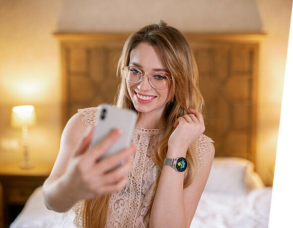 SmartWatch GARETT Women Megan M Czarny stalowy