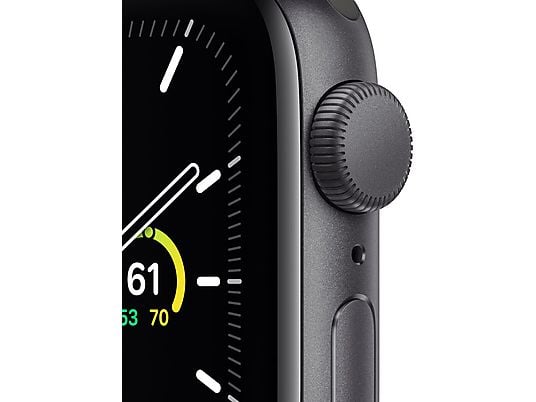 SmartWatch APPLE Watch SE GPS Koperta 40 mm z aluminium w kolorze gwiezdnej szarości z paskiem sportowym w kolorze czarnym MYDP2WB/A