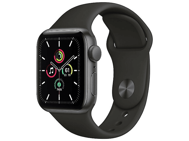 SmartWatch APPLE Watch SE GPS Koperta 44 mm z aluminium w kolorze gwiezdnej szarości z paskiem