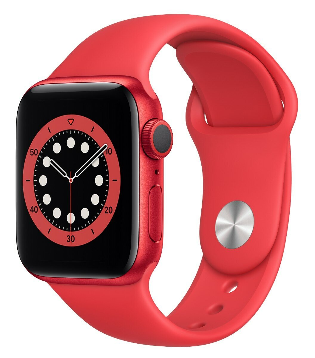 SmartWatch APPLE Watch Series 6 GPS Koperta 40 mm z aluminium w kolorze PRODUCT(RED) z paskiem sportowym w kolorze PRODUCT(RED) M00A3WB/A