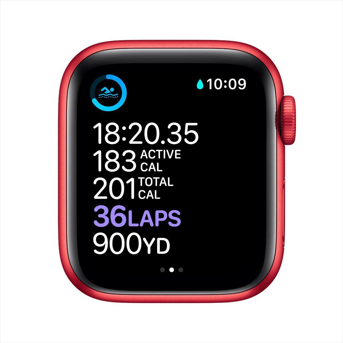SmartWatch APPLE Watch Series 6 GPS Koperta 40 mm z aluminium w kolorze PRODUCT(RED) z paskiem sportowym w kolorze PRODUCT(RED) M00A3WB/A