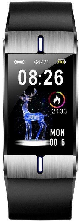 SmartBand MAXCOM FW34 Srebrny