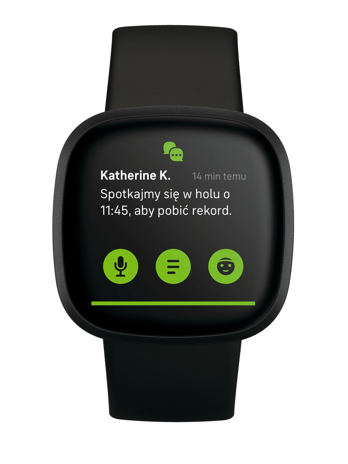 SmartWatch FITBIT Versa 3 Czarny (Black/Black Aluminium)