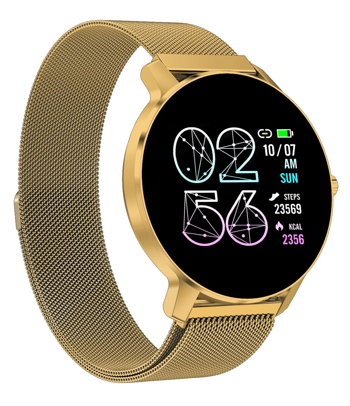 SmartWatch BEMI ARI Gold 2 paski w zestawie