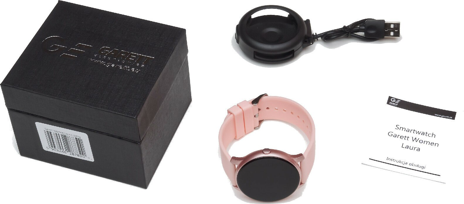 SmartWatch GARETT Women Princess Złoty róż