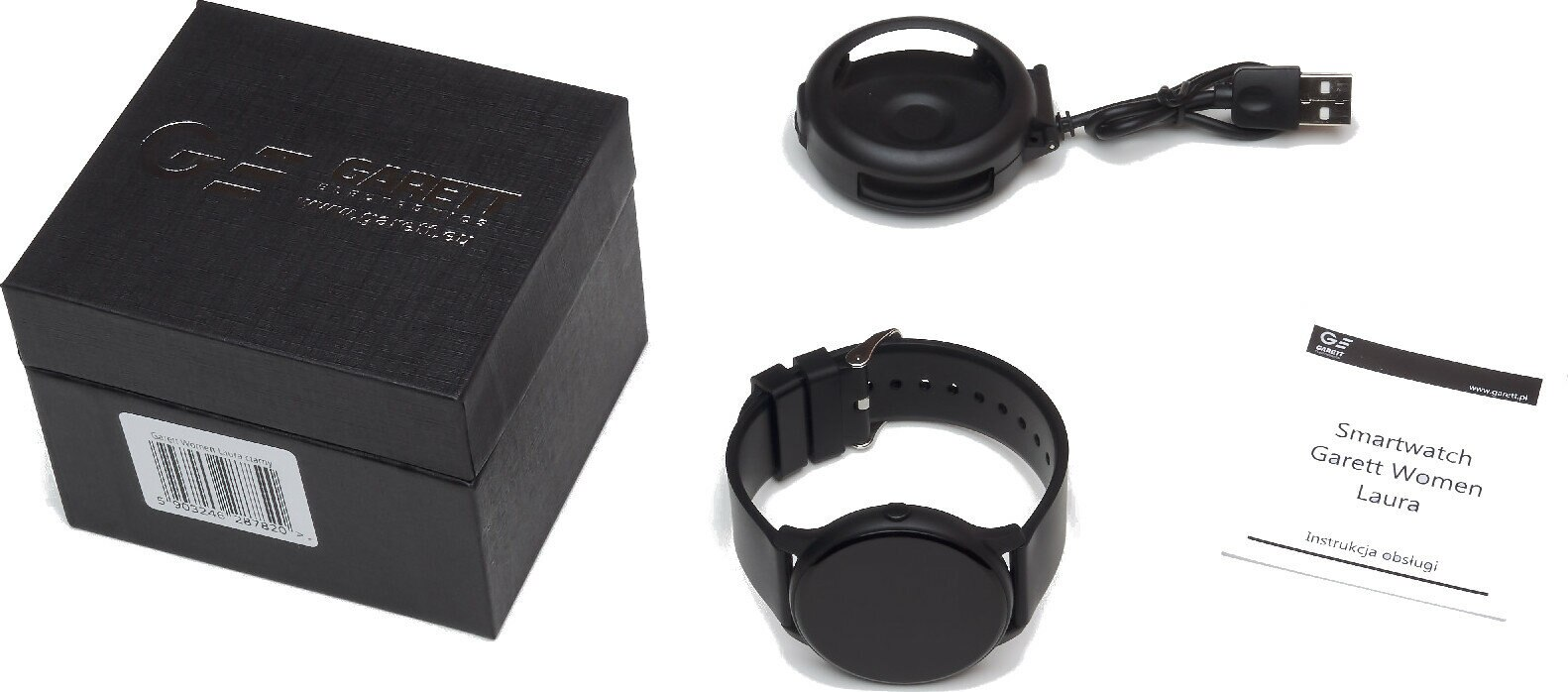 SmartWatch GARETT Women Princess Czarny