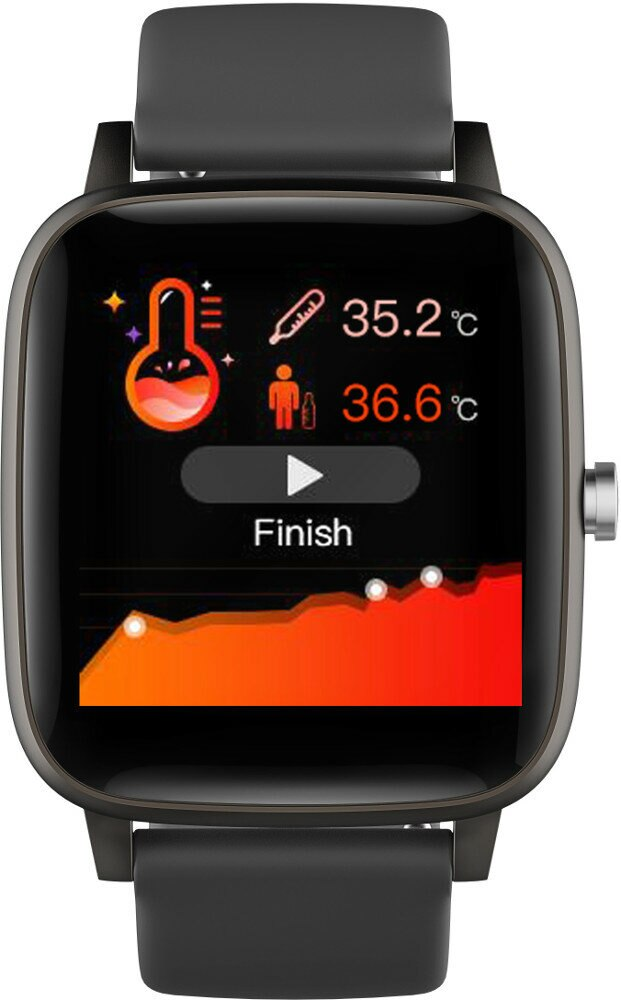 SmartWatch BEMI TER2 Czarny