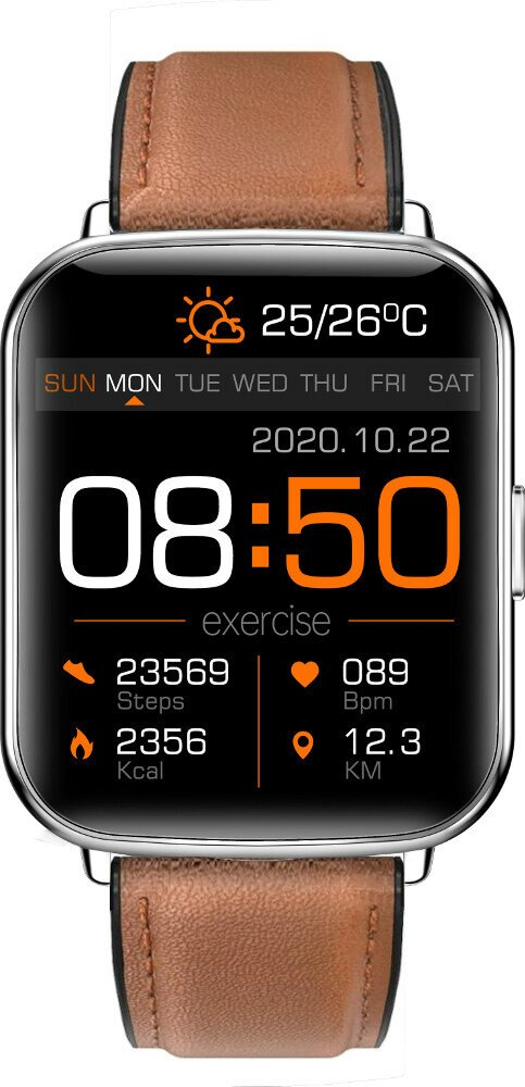 SmartWatch BEMI KIX2 Srebrny