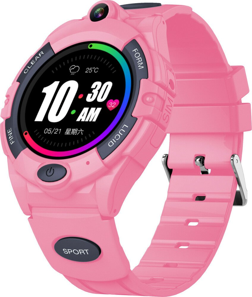 SmartWatch dla dzieci BEMI Sport Różowy