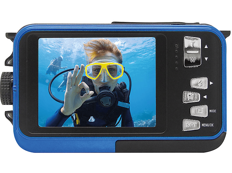 Aquapix W3027-M Wave Marine Blue Digitalkamera 5 Megapixel Marineblau Wasserdicht — Foto 4 von 4