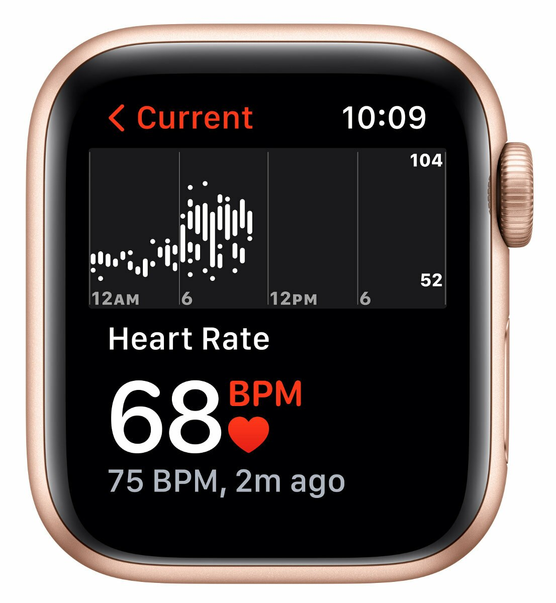 SmartWatch APPLE Watch SE GPS Koperta 40 mm z aluminium w kolorze złotym z paskiem sportowym w kolorze księżycowej poświaty MKQ03WB/A