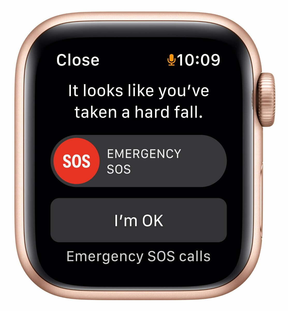 SmartWatch APPLE Watch SE GPS Koperta 40 mm z aluminium w kolorze złotym z paskiem sportowym w kolorze księżycowej poświaty MKQ03WB/A