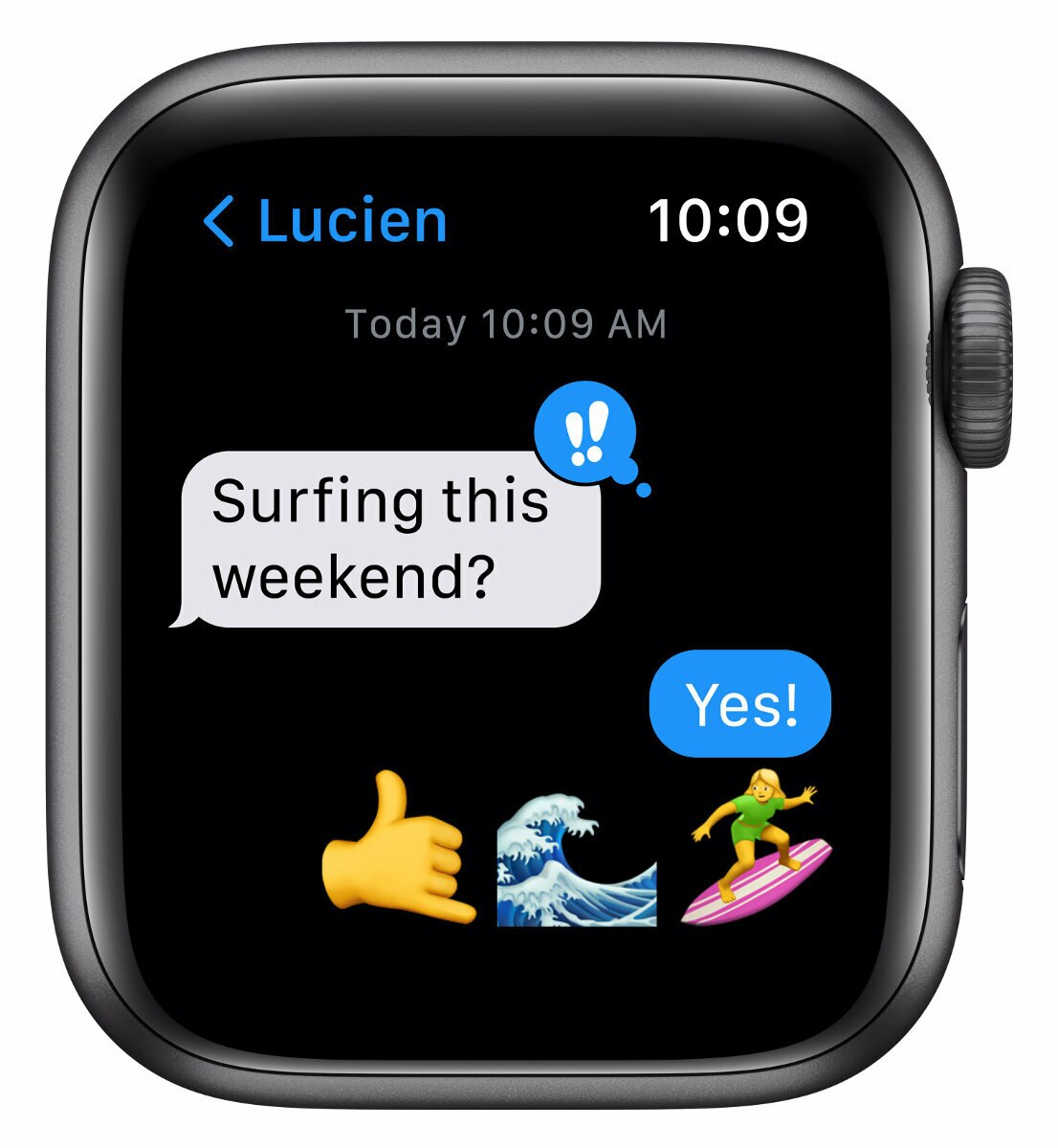 SmartWatch APPLE Watch SE GPS Koperta 40 mm z aluminium w kolorze gwiezdnej szarości z paskiem sportowym w kolorze północy MKQ13WB/A
