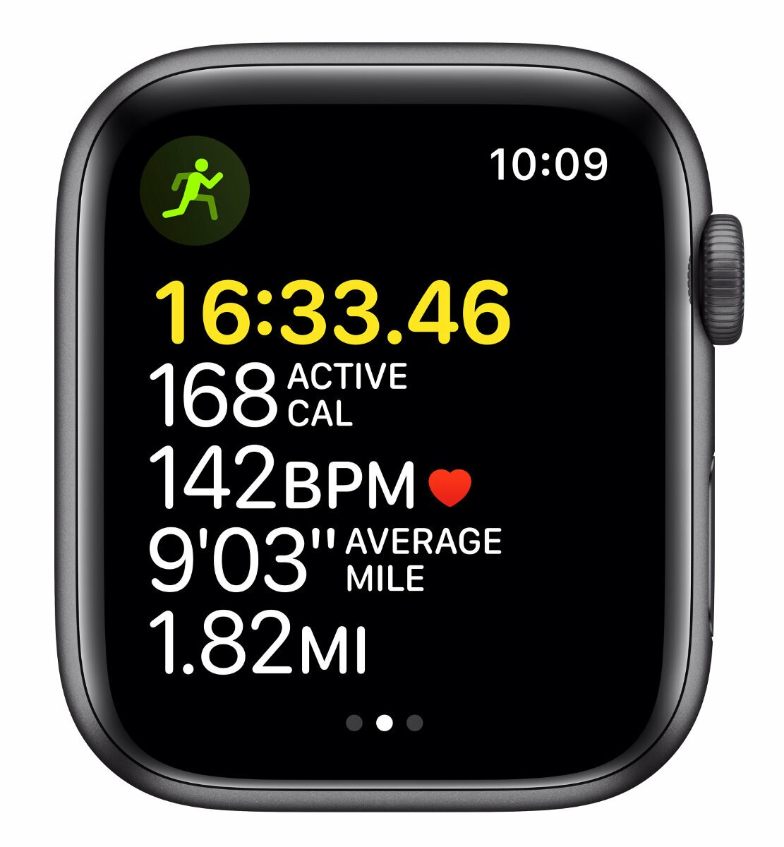 SmartWatch APPLE Watch SE GPS Koperta 44 mm z aluminium w kolorze gwiezdnej szarości z paskiem sportowym w kolorze północy MKQ63WB/A