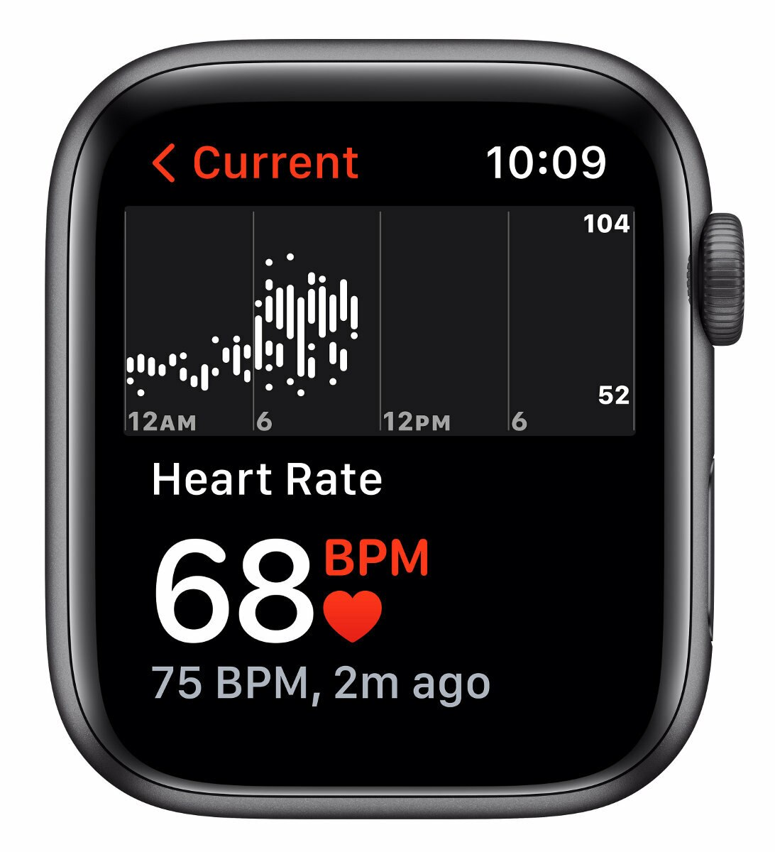 SmartWatch APPLE Watch SE GPS Koperta 44 mm z aluminium w kolorze gwiezdnej szarości z paskiem sportowym w kolorze północy MKQ63WB/A