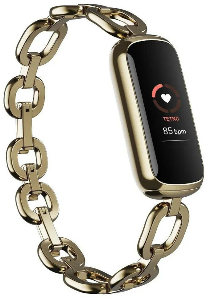 SmartBand FITBIT Luxe Żółte złoto (Kombucha Gold))