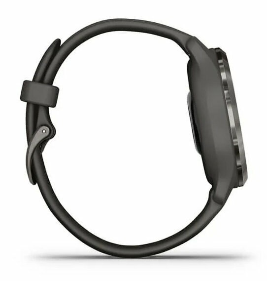 Smartwatch GARMIN Venu 2S (40 mm) Popielata ramka z grafitową kopertą i silikonowym paskiem 010-02429-10