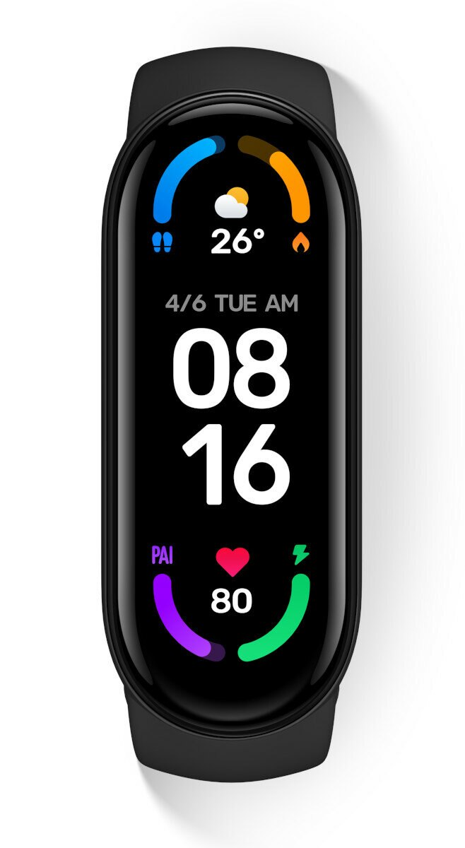 XIAOMI Mi Smart Band 6 z NFC Czarny