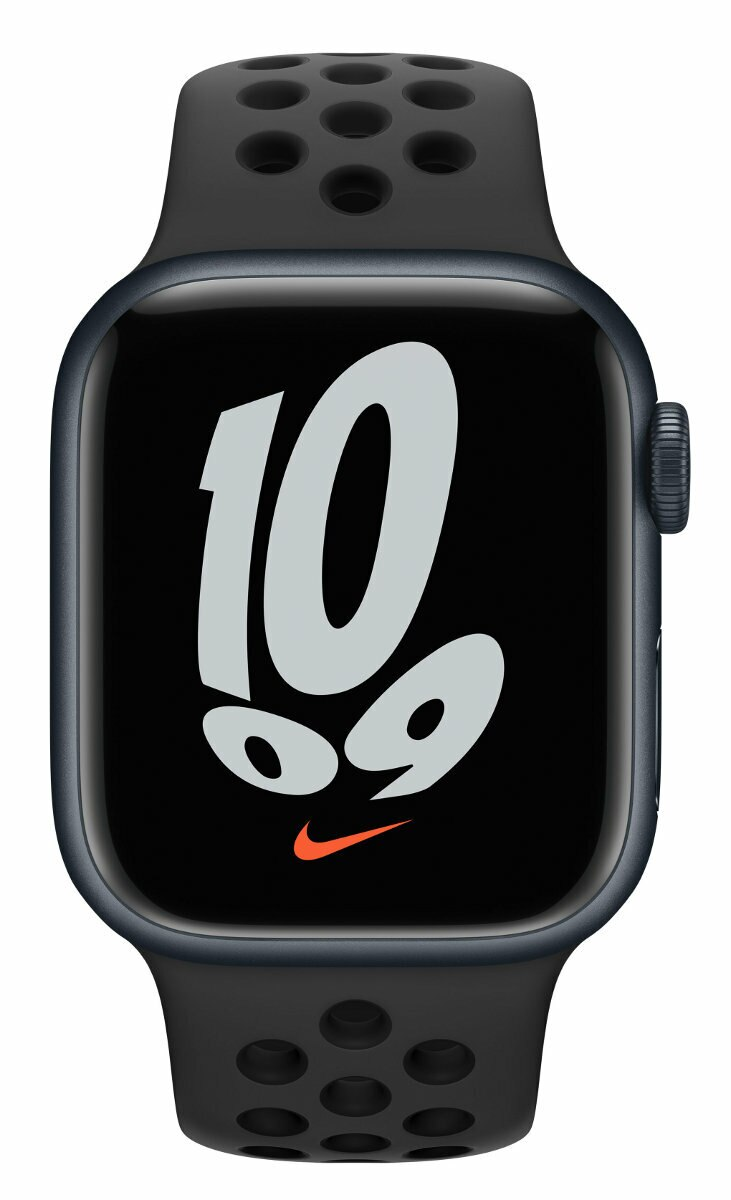 SmartWatch APPLE Watch Nike Series 7 GPS + Cellular Koperta 41 mm z aluminium w kolorze północy z paskiem sportowym Nike w kolorze a