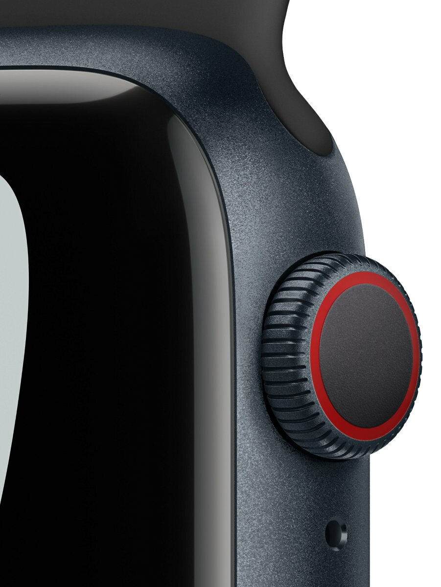 SmartWatch APPLE Watch Nike Series 7 GPS + Cellular Koperta 41 mm z aluminium w kolorze północy z paskiem sportowym Nike w kolorze a