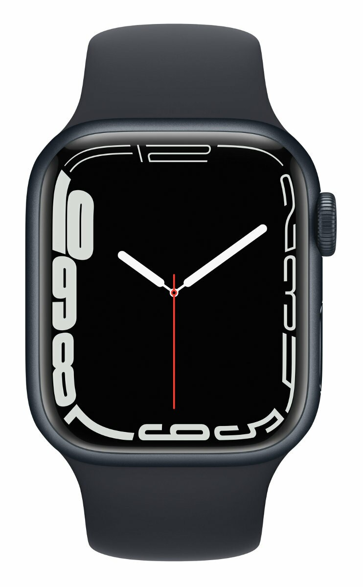 SmartWatch APPLE Watch Series 7 GPS Koperta 41 mm z aluminium w kolorze północy z paskiem sportowym w kolorze północy MKMX3WB/A