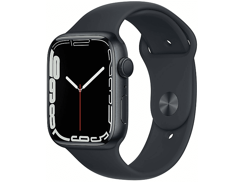 SmartWatch APPLE Watch Series 7 GPS Koperta 45 mm z aluminium w kolorze  północy z paskiem sportowym w kolorze północy MKN53WB/A