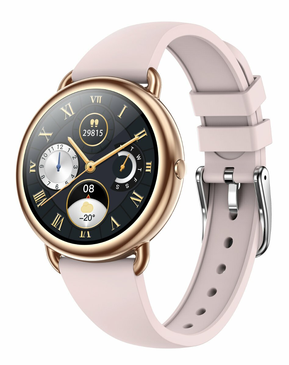 SmartWatch BEMI Cosmo Różowo-złoty (Rose Gold) + dodatkowy pasek