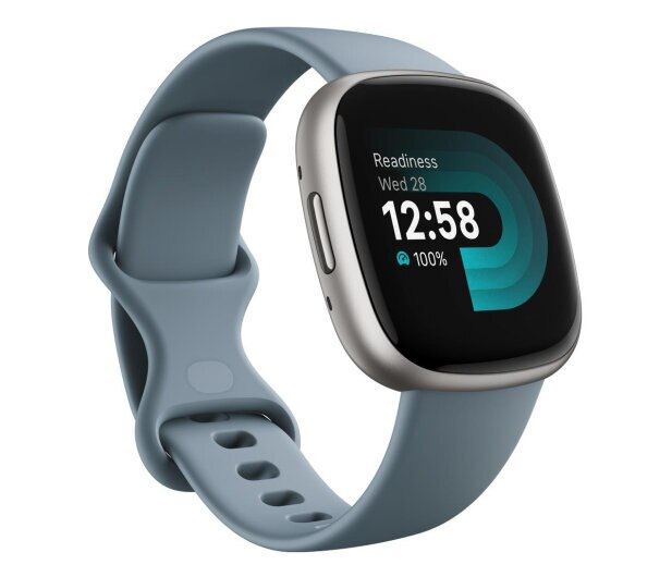 Smartwatch GPS FITBIT Versa 4 Niebiesko-platynowy