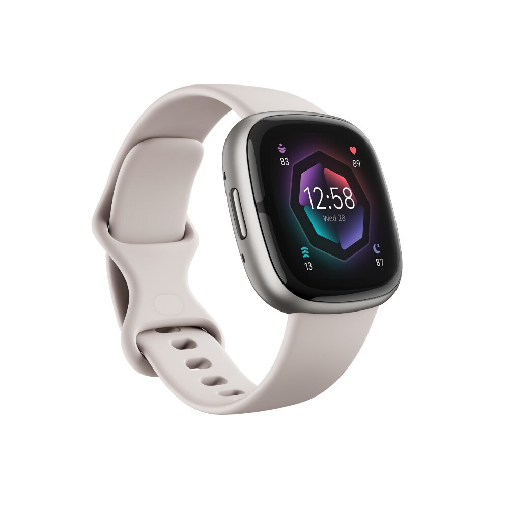 Smartwatch GPS FITBIT Sense 2 Szaro-biały