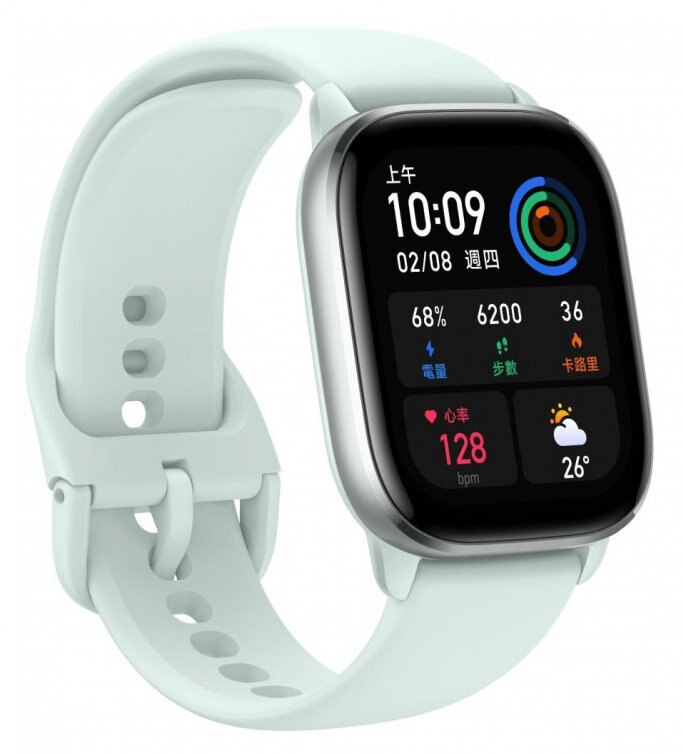 Smartwatch AMAZFIT GTS 4 Mini Miętowy (Mint Blue)