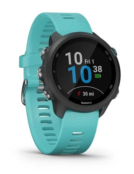 Zegarek sportowy GPS GARMIN Forerunner 245 Music Turkusowy 010-02120-32