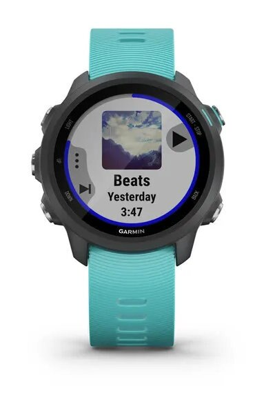 Zegarek sportowy GPS GARMIN Forerunner 245 Music Turkusowy 010-02120-32