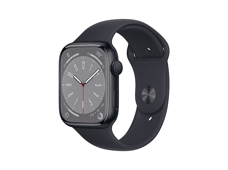 PRODUKT PO EKSPOZYCJI - Smartwatch APPLE Watch Series 8 GPS Koperta 41mm z aluminium w kolorze północy paskiem sportowym MNP53WB/A