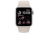 Smartwach APPLE Watch SE (2 generacji) GPS Koperta 40mm z aluminium w kolorze księżycowej poświaty i sportowym paskiem w kolorze księżycowej pośw