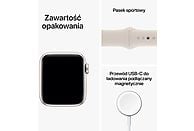 Smartwach APPLE Watch SE (2 generacji) GPS Koperta 40mm z aluminium w kolorze księżycowej poświaty i sportowym paskiem w kolorze księżycowej pośw