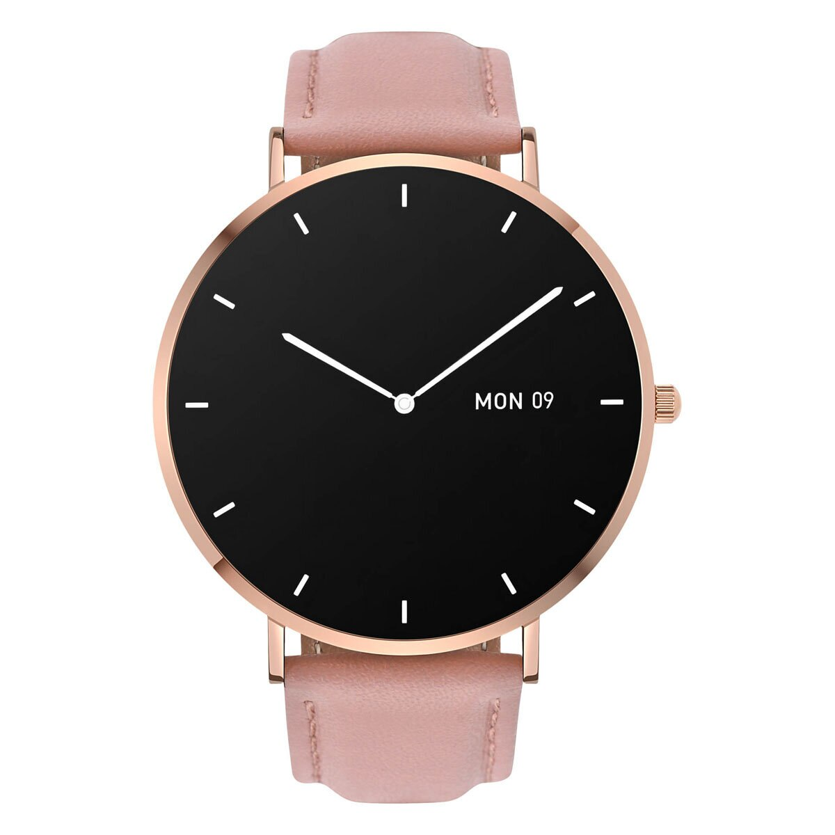 Smartwatch GARETT Verona Złoto-różowy skórzany