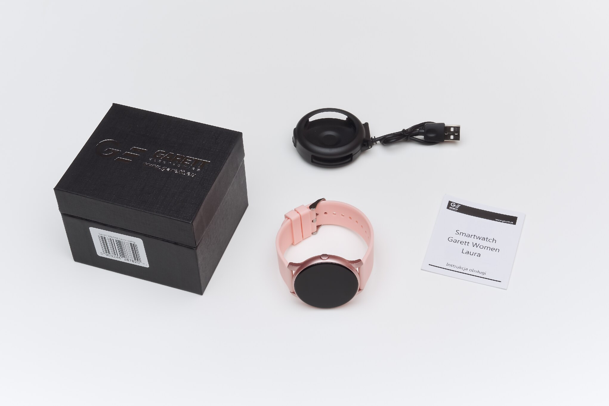 Smartwatch GARETT Women Laura Złoty-Róż