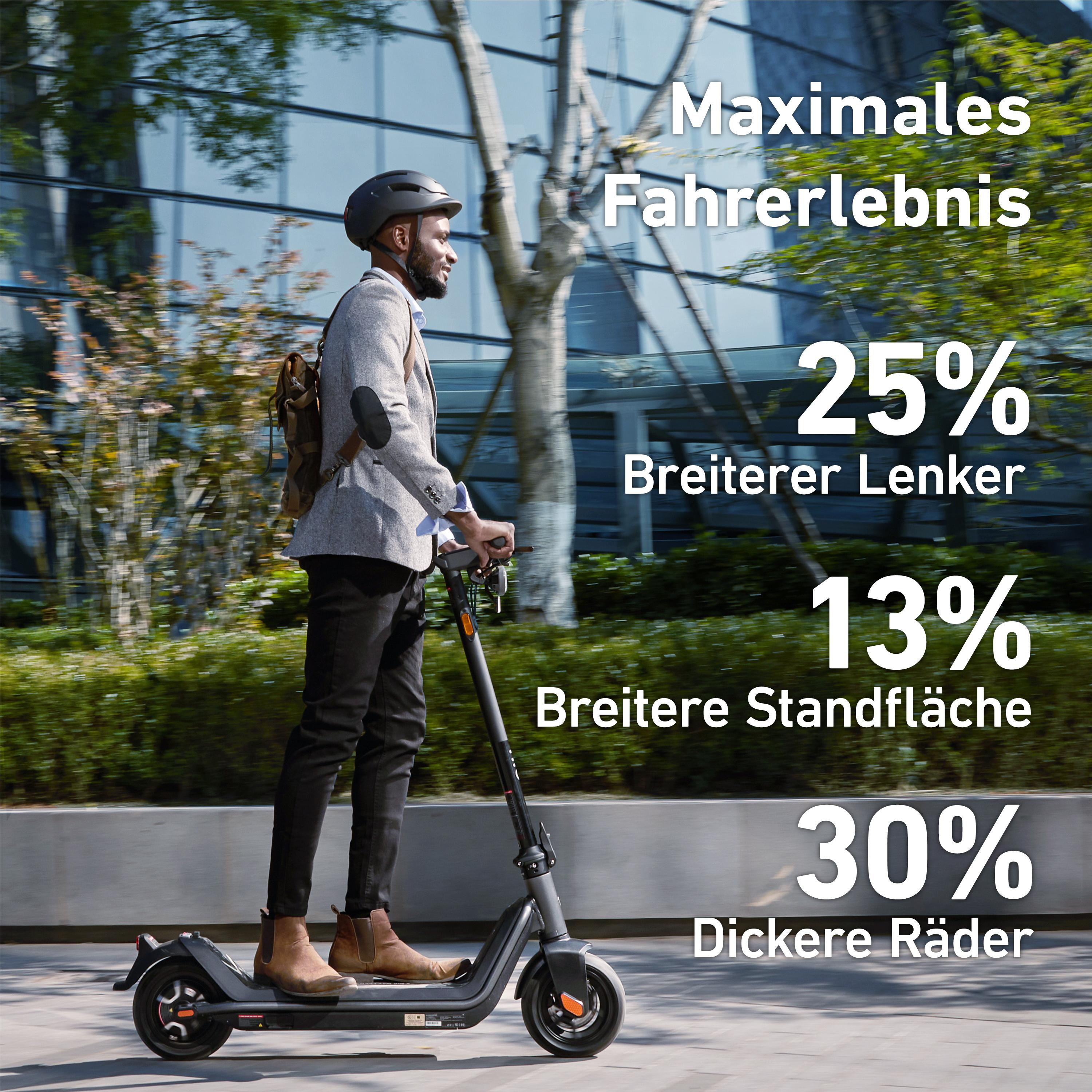 NIU KQi3 Pro E-Scooter (9,5 Zoll, Schwarz)