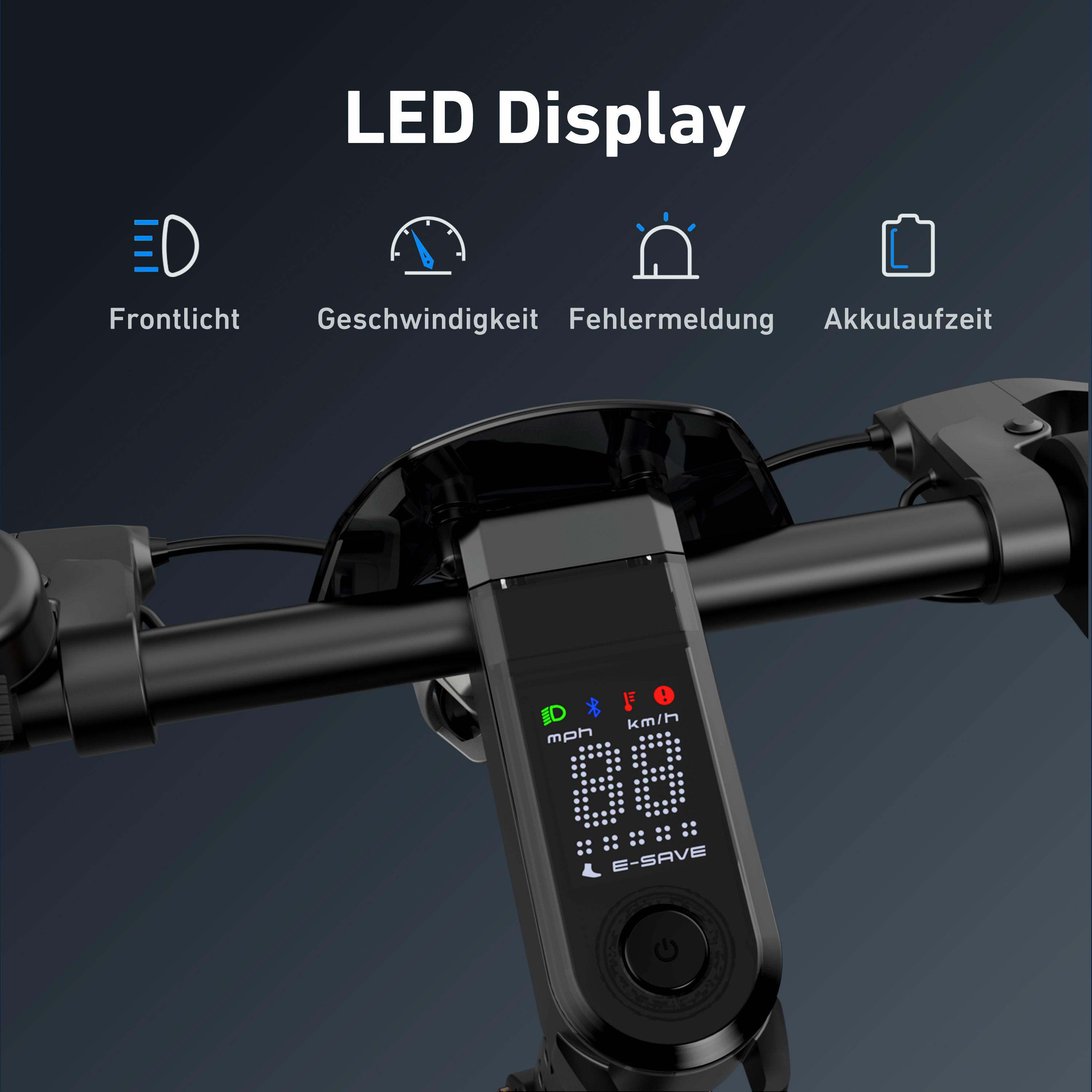 NIU KQi3 Pro E-Scooter (9,5 Zoll, Schwarz)