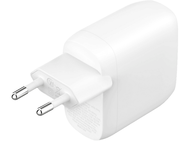 Belkin Oplader 2 X Usb-c Pd 60 W Wit (wcb010vfwh)