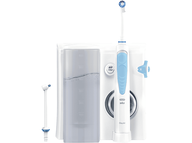 ORAL-B OxyJet Weiß/Blau Reinigungssystem Munddusche JAS23