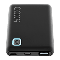 MediaMarkt CELLULARLINE Essence Powerbank 5000 mAh Essence Zwart aanbieding