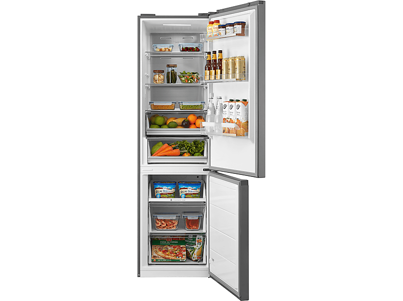 KOENIC KFK 611 B NF IN Kühlgefrierkombination (B, 378 l, 2010 mm hoch, Inox)