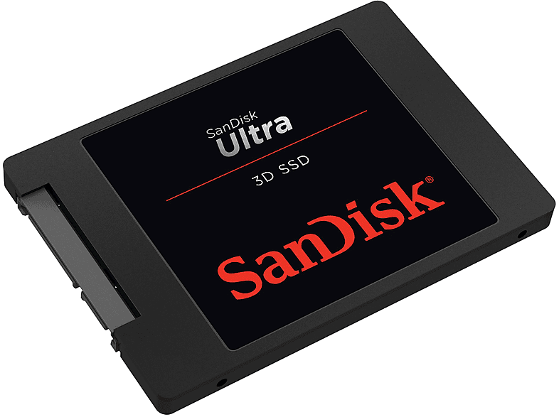 SANDISK Ultra 3D Festplatte, 2 TB SSD SATA 6 Gbps, 2,5 Zoll