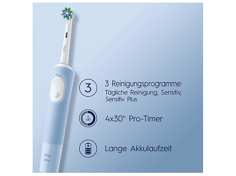 Oral-B Vitality Pro D103 Elektrische Zahnbürste Blue — Foto 4 von 5