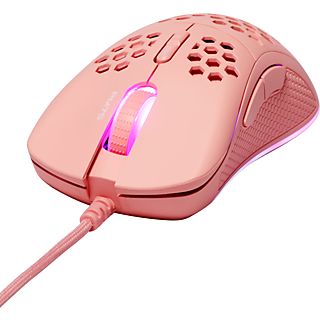 DELTACO GAM-108-P LIGHTWEIGHT PINK - , Ottica con diodi laser, 6400 dpi, 