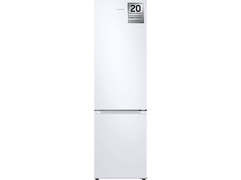 Samsung – Frigorífico Combi Samsung con IA 185cm All Around Cooling 344L Clase C Blanco – RB34C600CWW/EF.