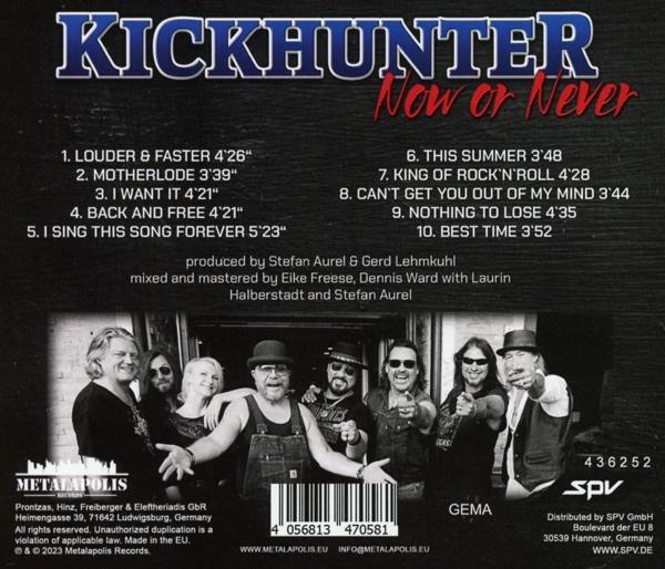 Kickhunter - NOW (CD) OR - NEVER